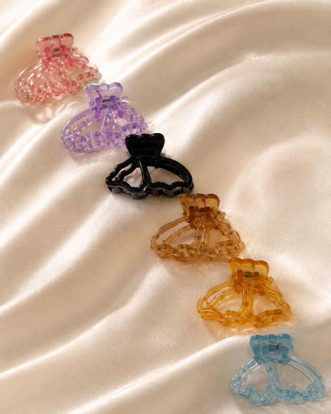 Mini Butterfly Hair Claw Clips