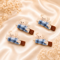 Cute Teddy Hair Clip (set of 1)